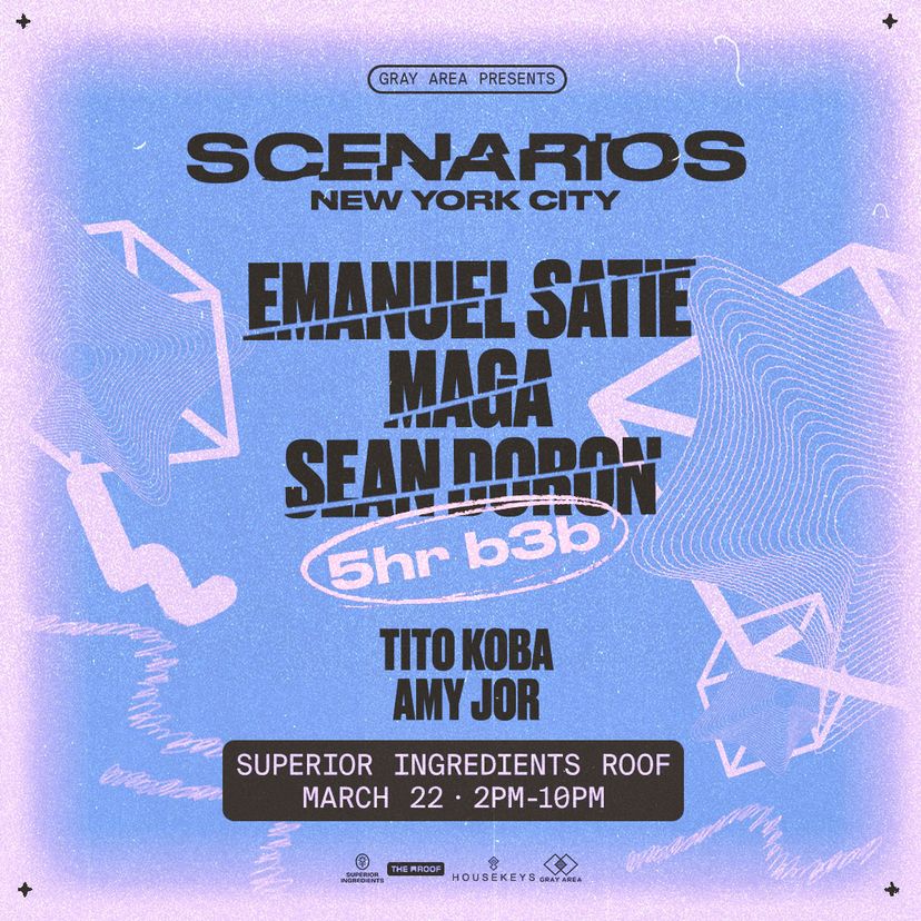 Scenarios New York event artwork