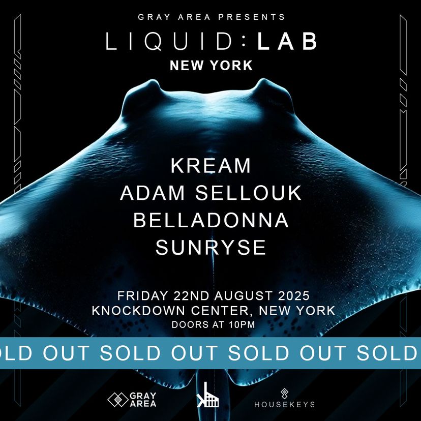 KREAM w. Adam Sellouk & Belladonna event artwork