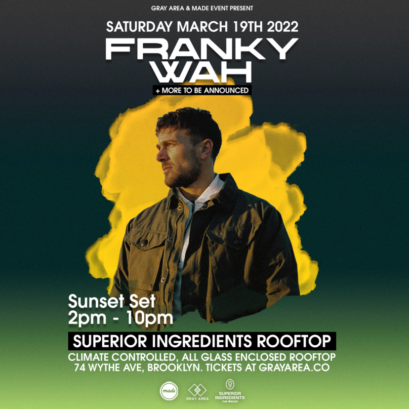 Franky Wah event artwork