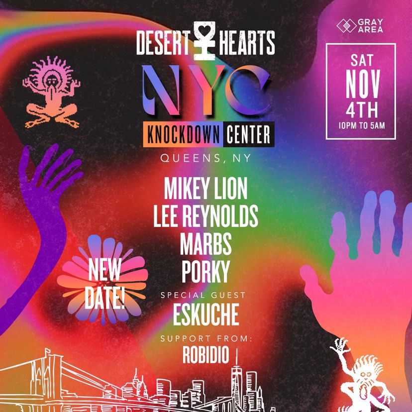 Desert Hearts New York event artwork