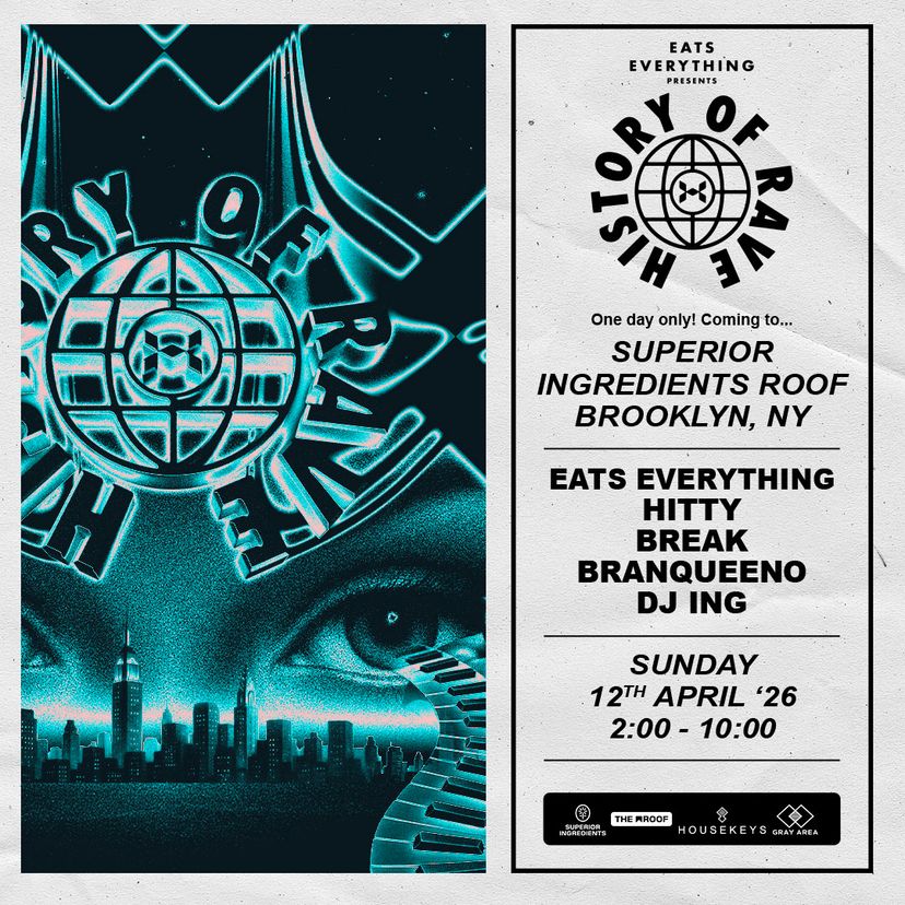 Eats Everything: History of Rave event artwork