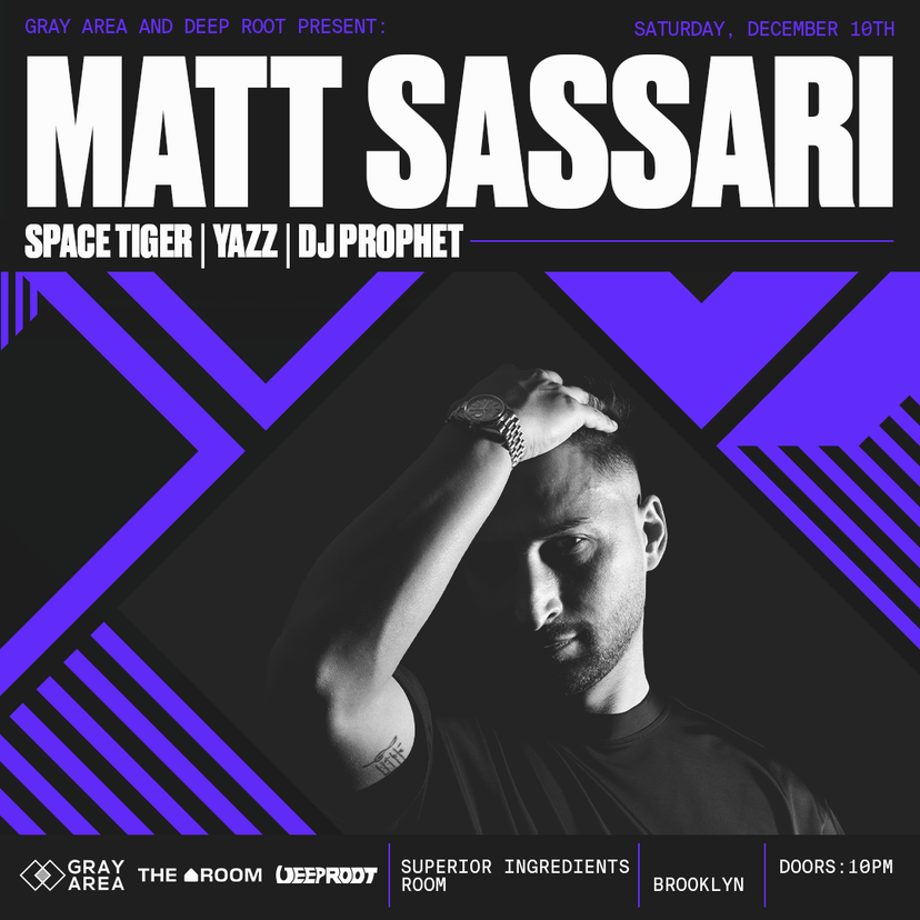Debut: Matt Sassari First New York Headline Performance event artwork