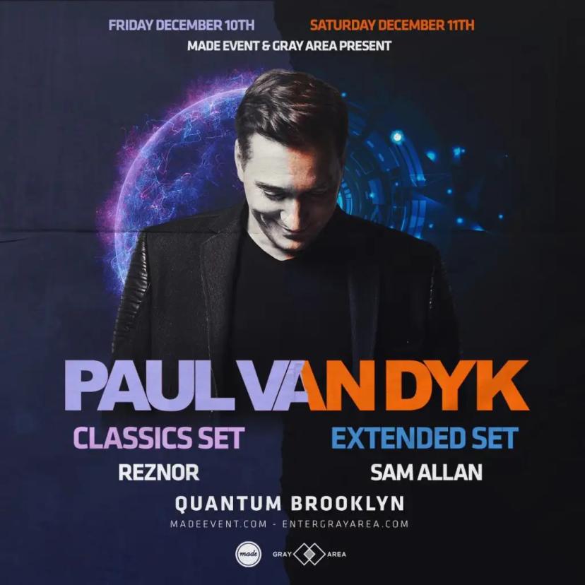 Paul Van Dyk Weekender (Extended Set) event artwork