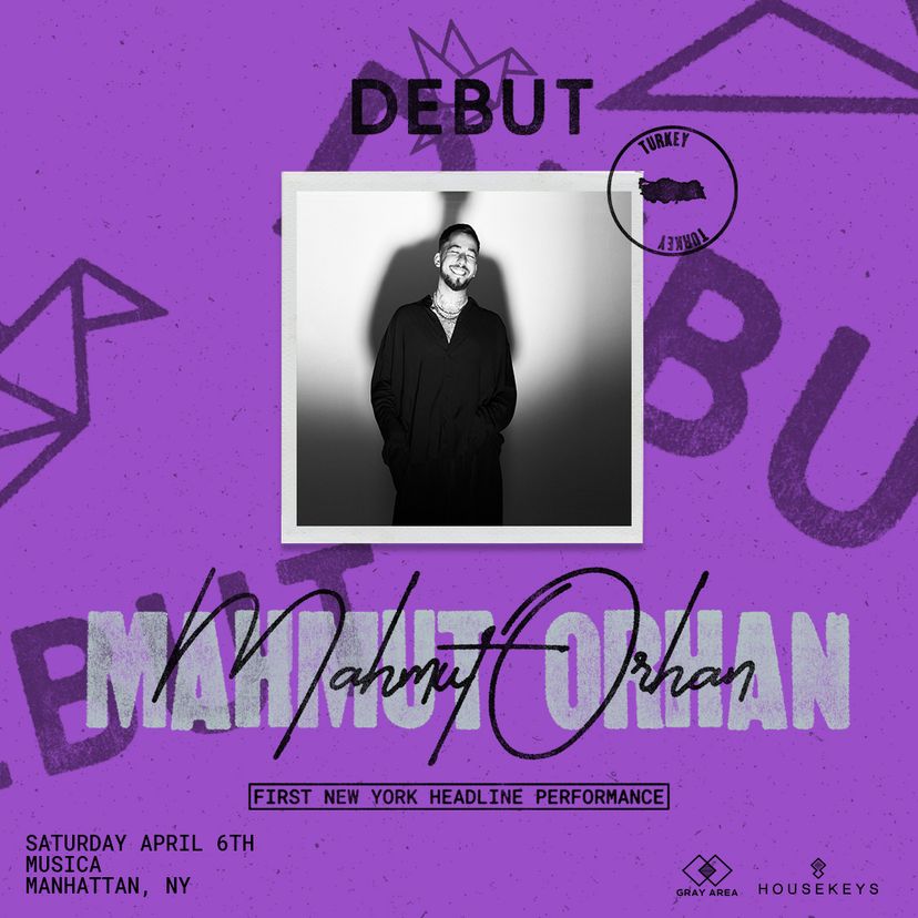 Debut: Mahmut Orhan First New York Performance event artwork