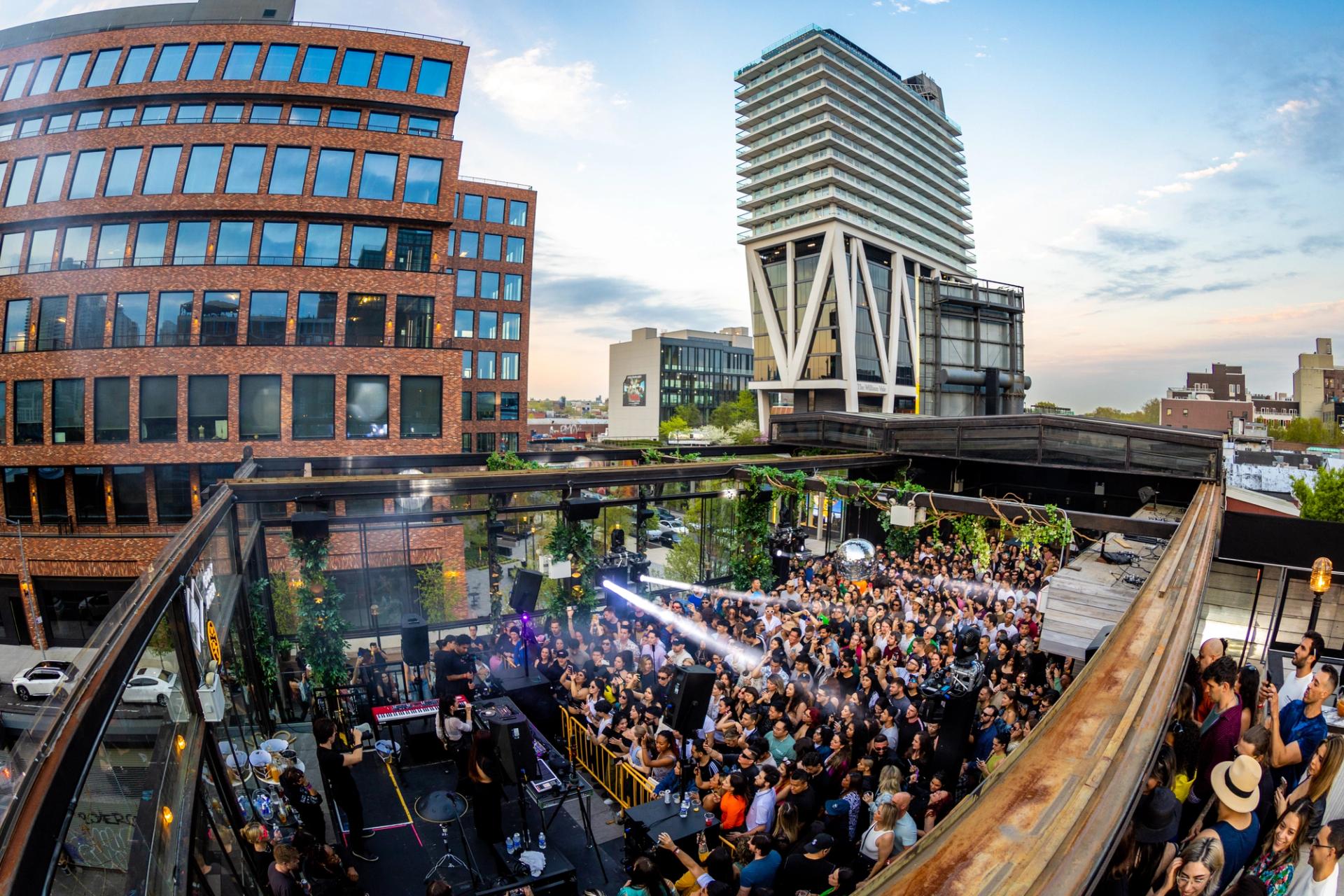 Neighbors & Guests at The Roof at Superior | Gray Area