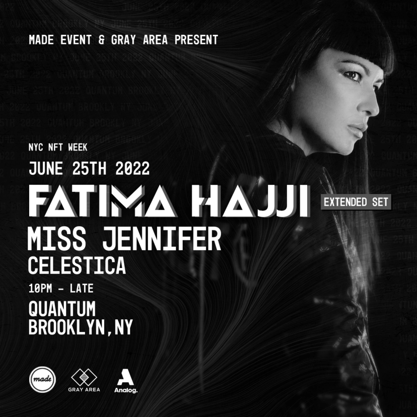 Fatima Hajji event artwork