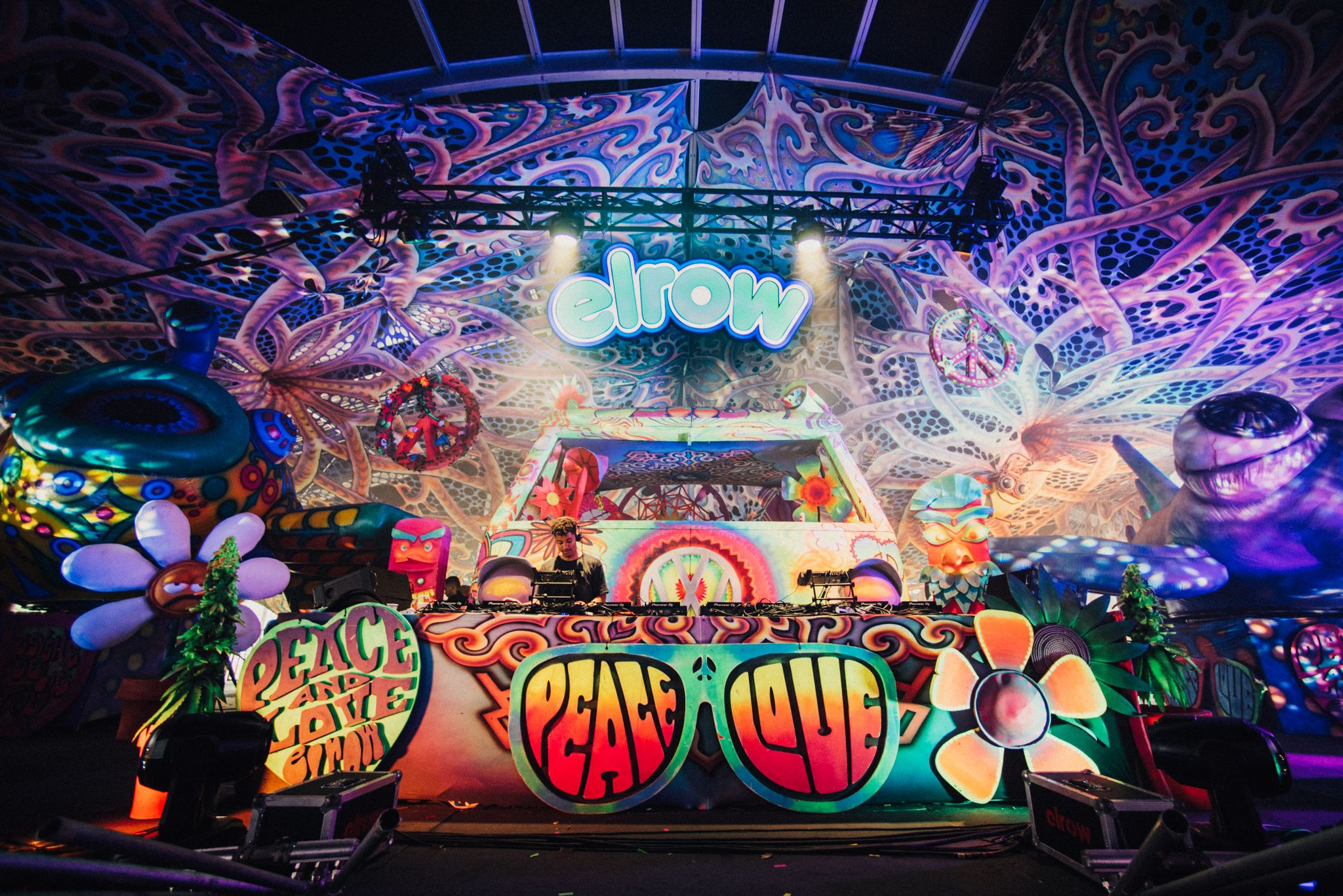 A Curation of elrow s Most Alluring Stage Gray Area