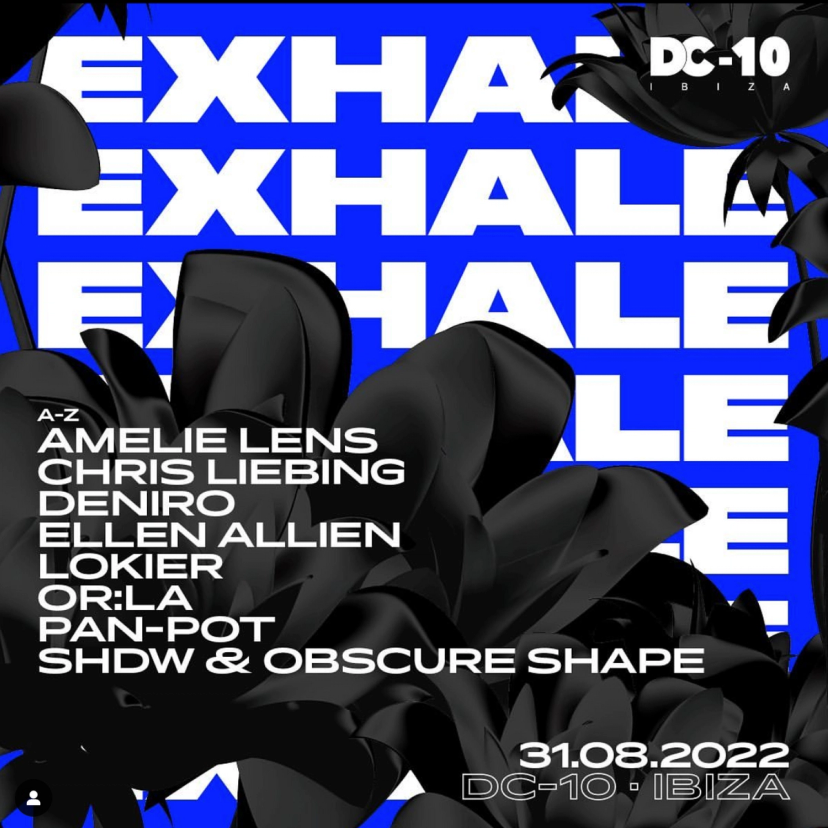Exhale event artwork