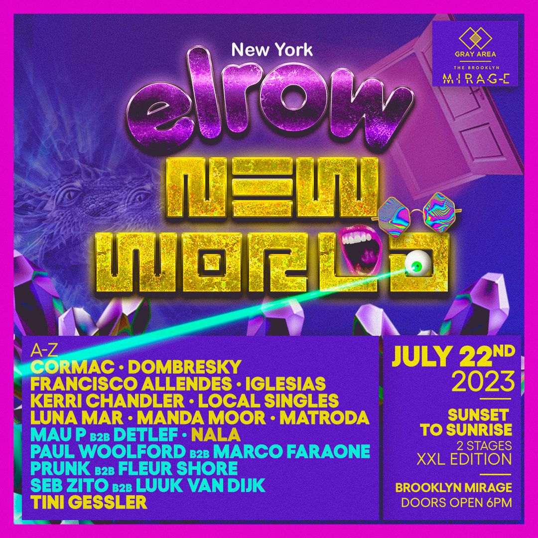 elrow NYC Summer Festival 2023 at The Gray Area