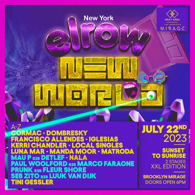 elrow NYC: Summer Festival 2023 event artwork