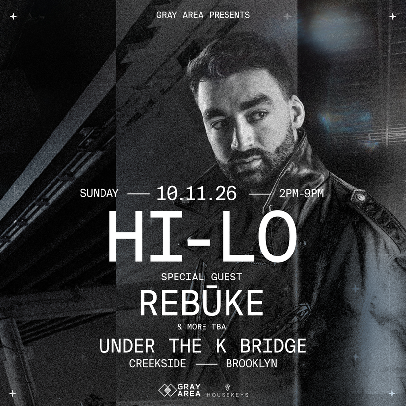 HI-LO w. Rebūke & Guests event artwork