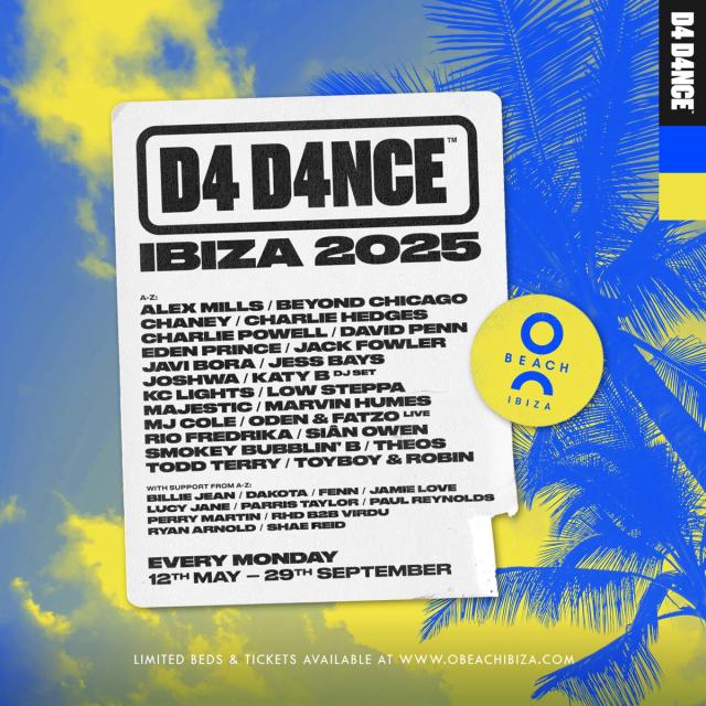 D4 D4NCE event artwork