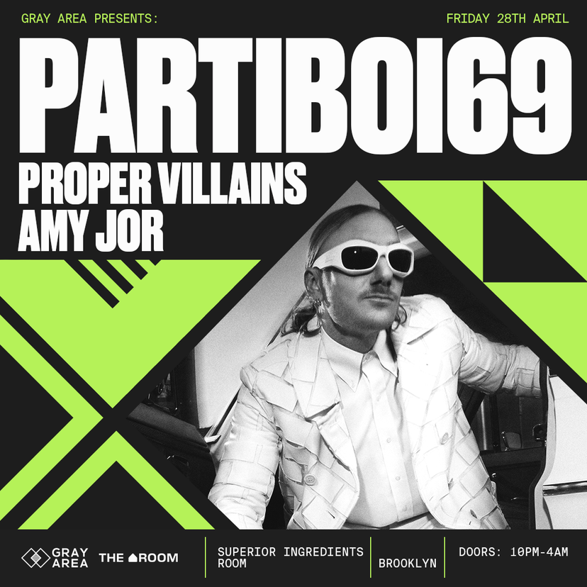 Partiboi69: Back on the Road NY Tour Show with Proper Villains and Amy Jor event artwork