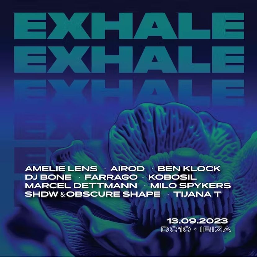Exhale Closing Party event artwork