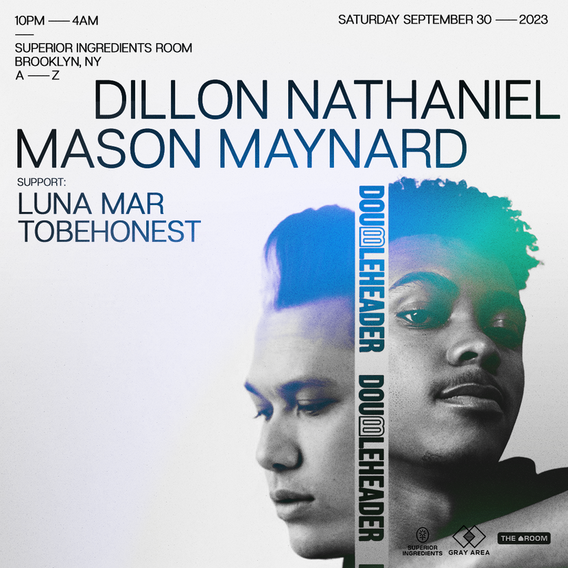 Doubleheader with Mason Maynard & Dillon Nathaniel event artwork