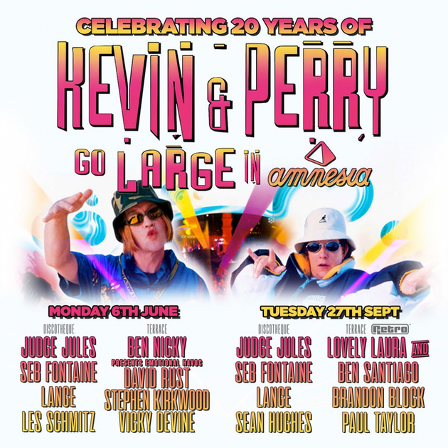 20 Years of Kevin & Perry Go Large at Amnesia... | Gray Area