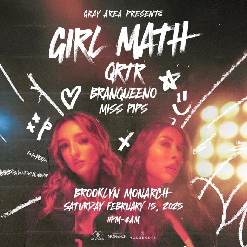 Debut: Girl Math (VNSSA b2b Nala) First New York Headline Performance w. QRTR & Guests event artwork