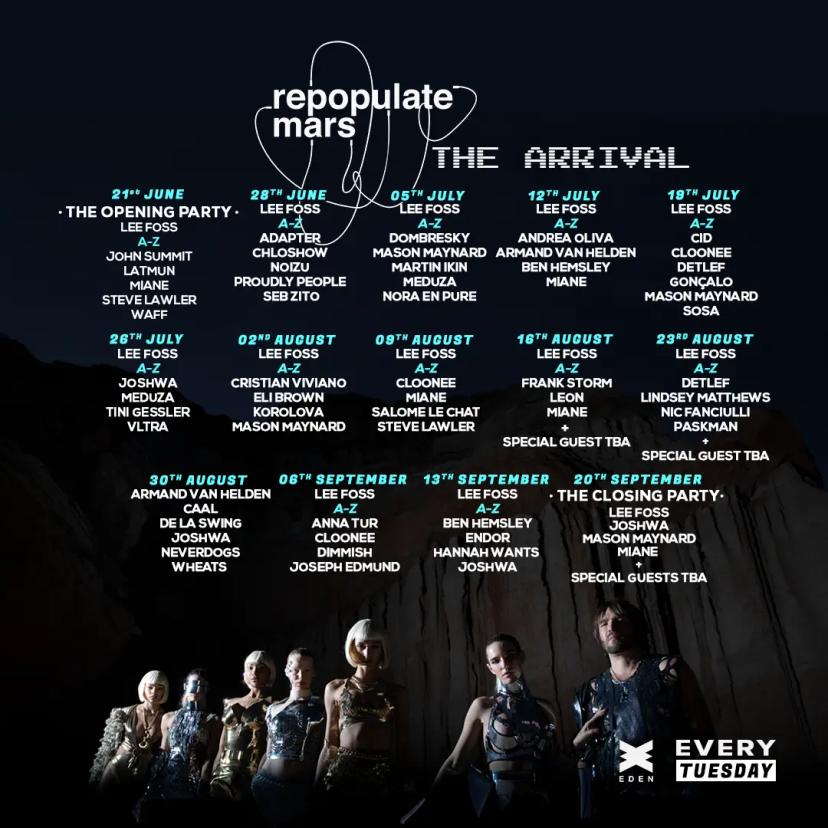 Repopulate Mars (Closing Party) event artwork