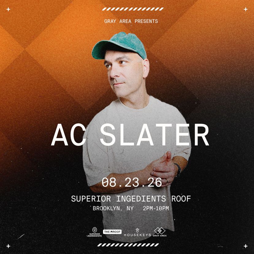 AC Slater & Guests event artwork