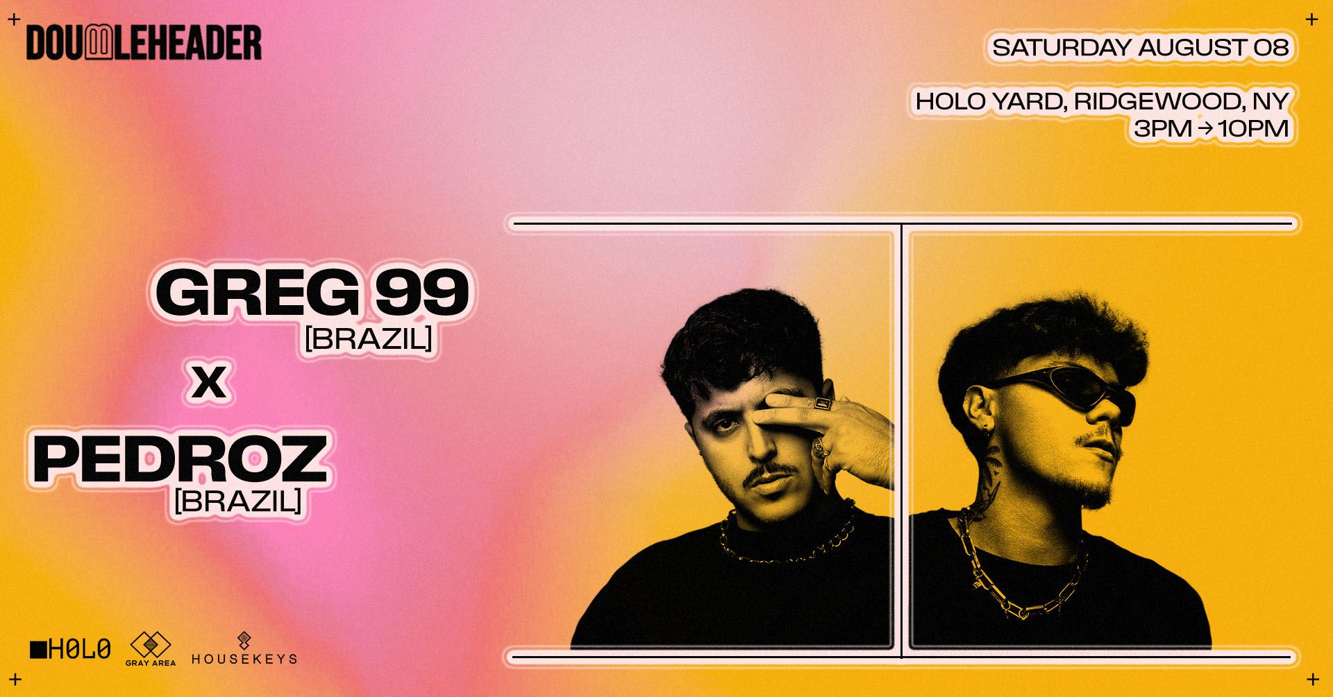 DOUBLEHEADER: GREG 99 x Pedroz *Open Air* at | Gray Area