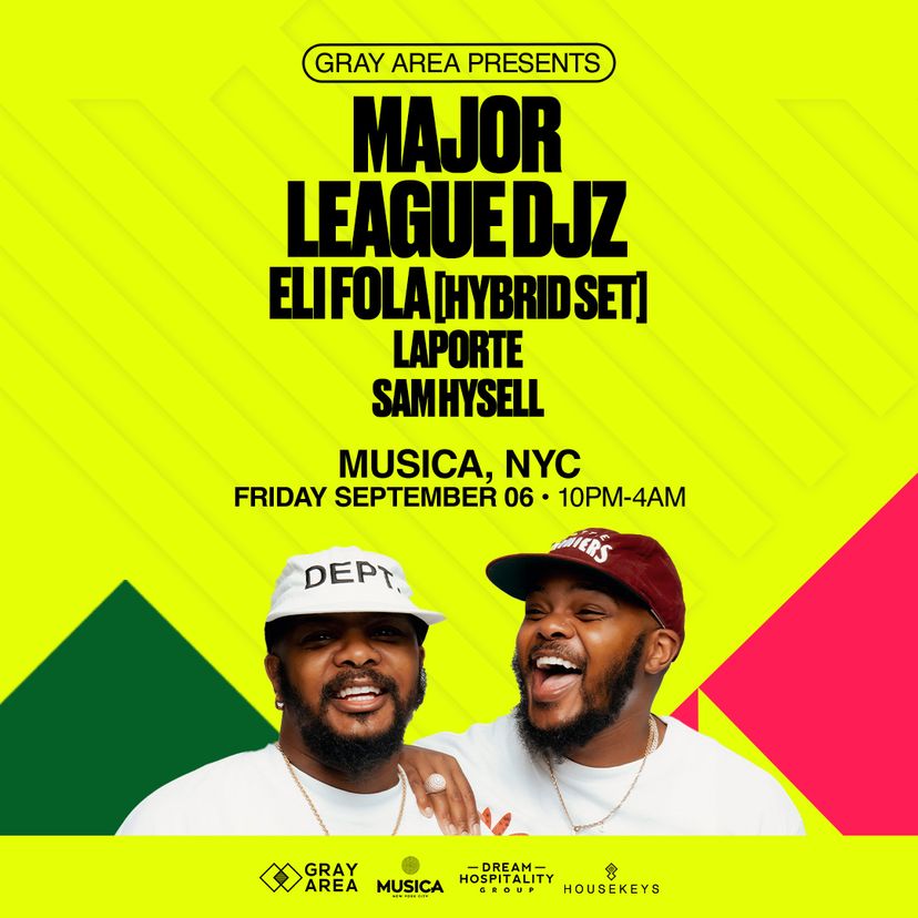 Major League DJz w. Eli Fola & Guests event artwork