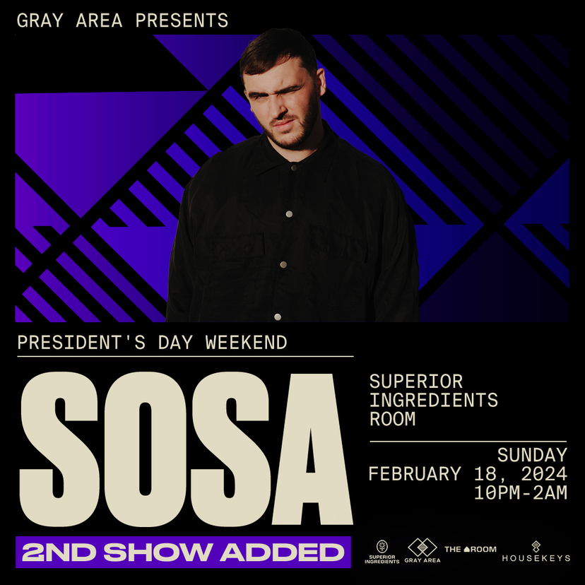 SOSA & Guests [Night Show] event artwork