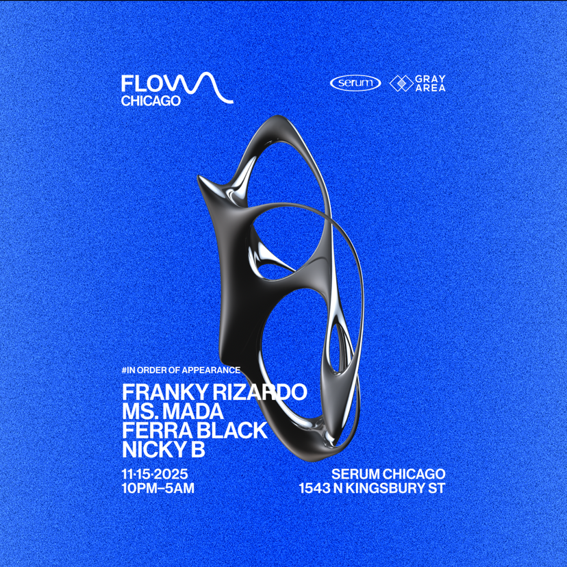 Franky Rizardo: FLOW Chicago event artwork