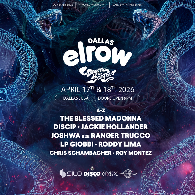 elrow Dallas Debut Weekender event artwork