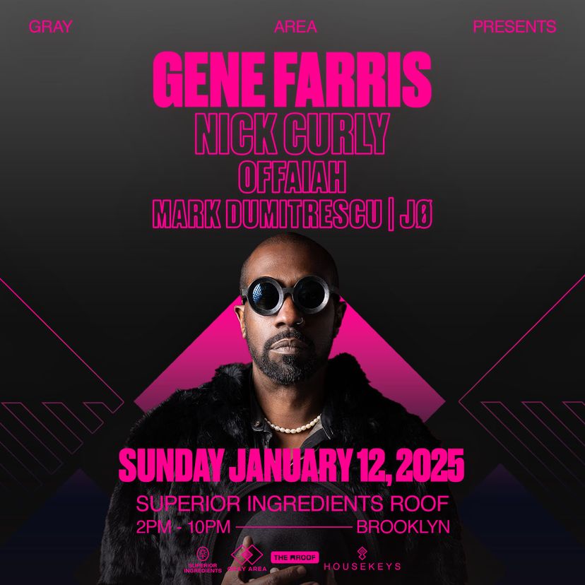 Gene Farris w. Nick Curly & Guests event artwork