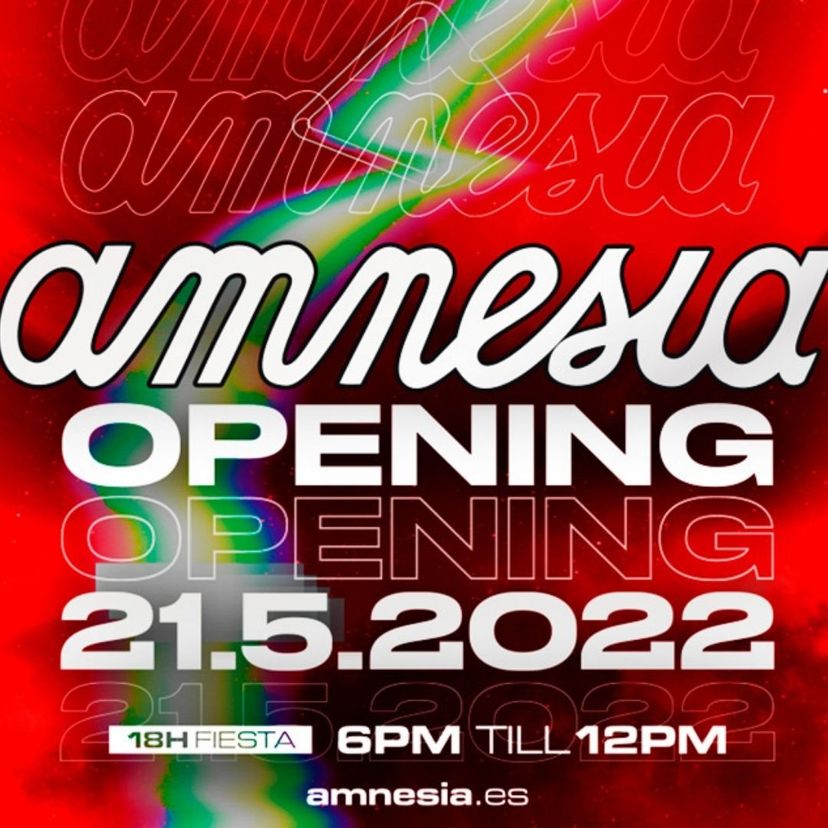 Amnesia Ibiza Opening event artwork