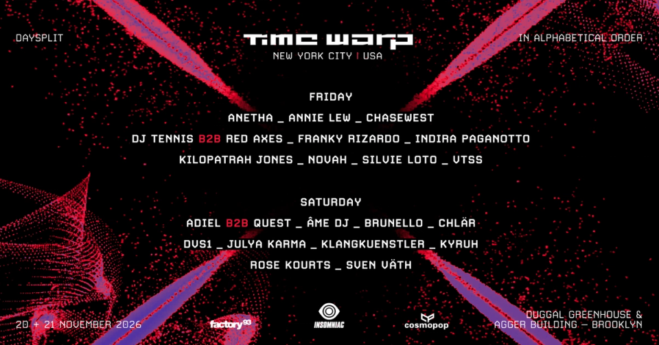 Time Warp NYC 2026 at Duggal Greenhouse | Gray Area