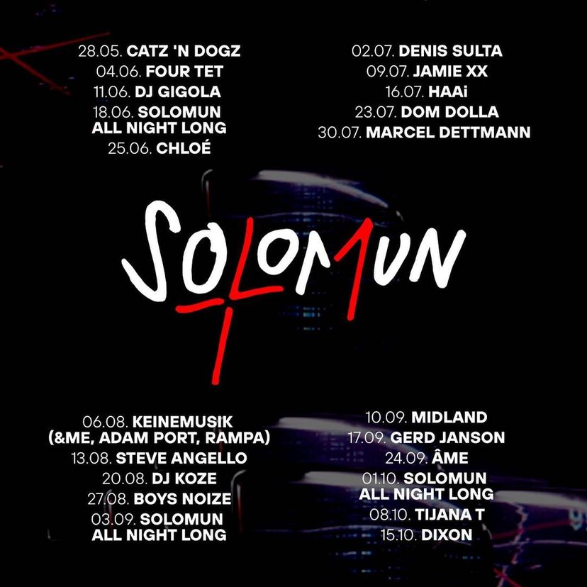 Solomun +1 event artwork