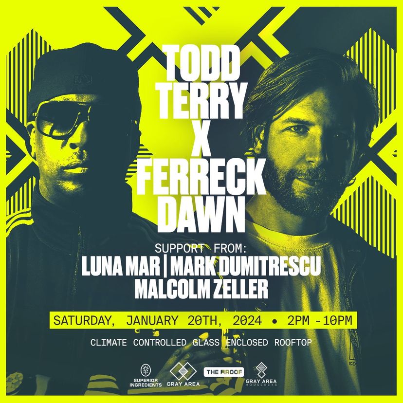 Ferreck Dawn x Todd Terry & Guests event artwork