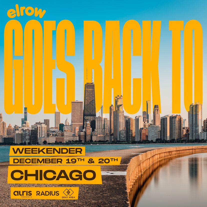 elrow Chicago Weekender event artwork