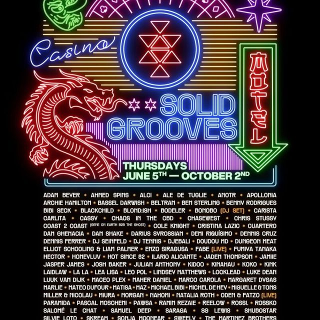 Solid Grooves event artwork