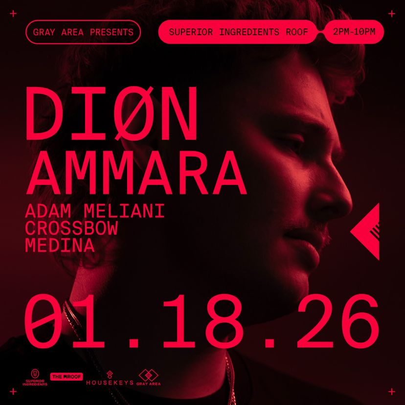 DIØN with AMMARA event artwork