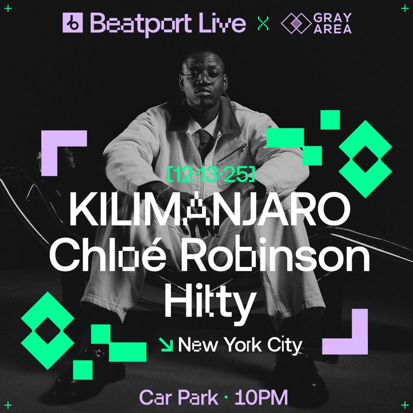 Beatport LIVE New York with KILIMANJARO, Chloé Robinson & Hitty event artwork