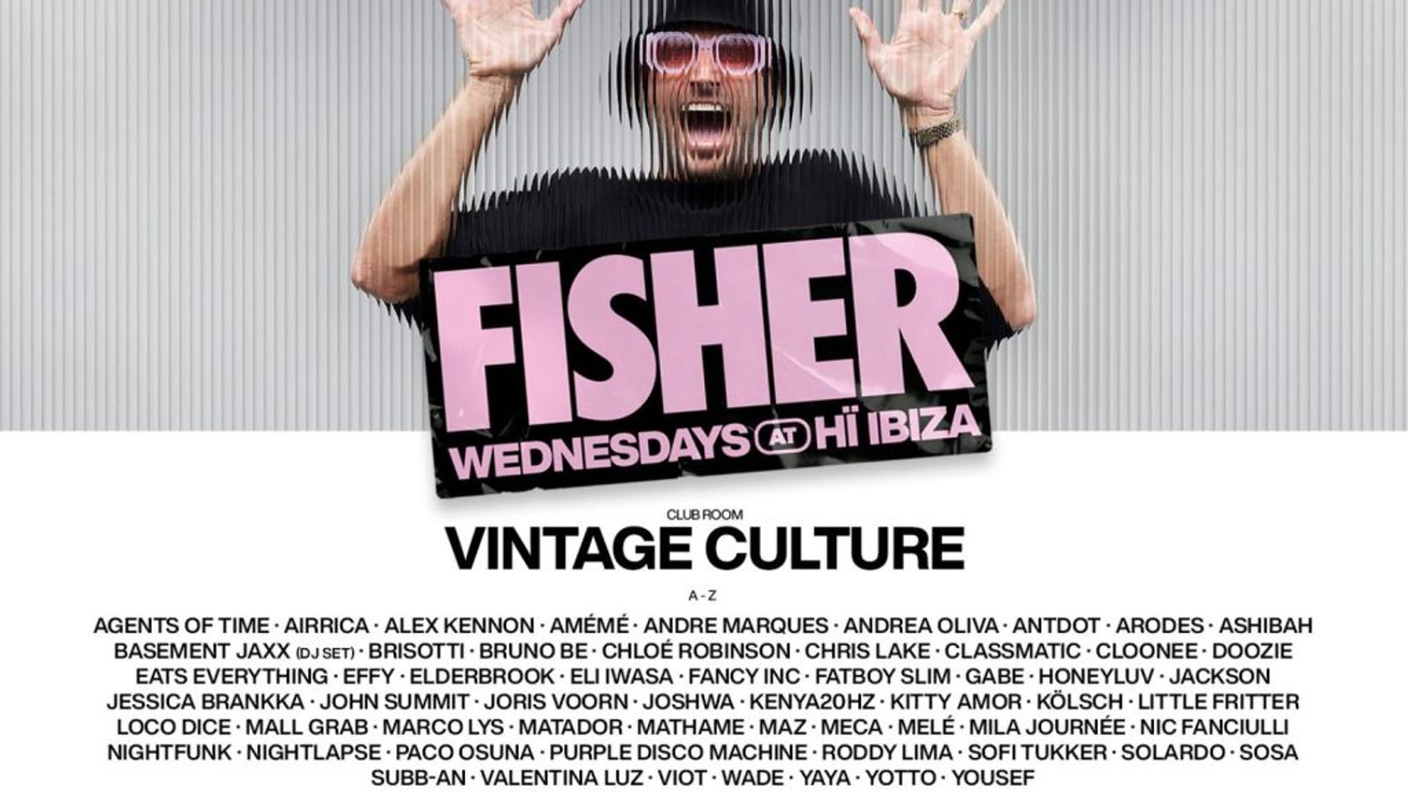 DJ Fisher, from surfer to DJ in Ibiza.