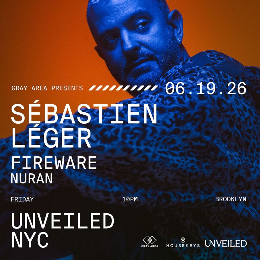 Sébastien Léger with FIREWARE & Nuran event artwork