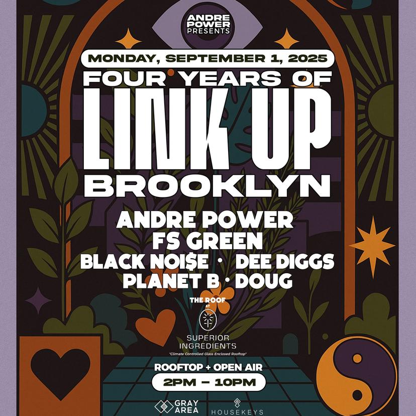 LINK UP New York: Andre Power Birthday Celebration event artwork