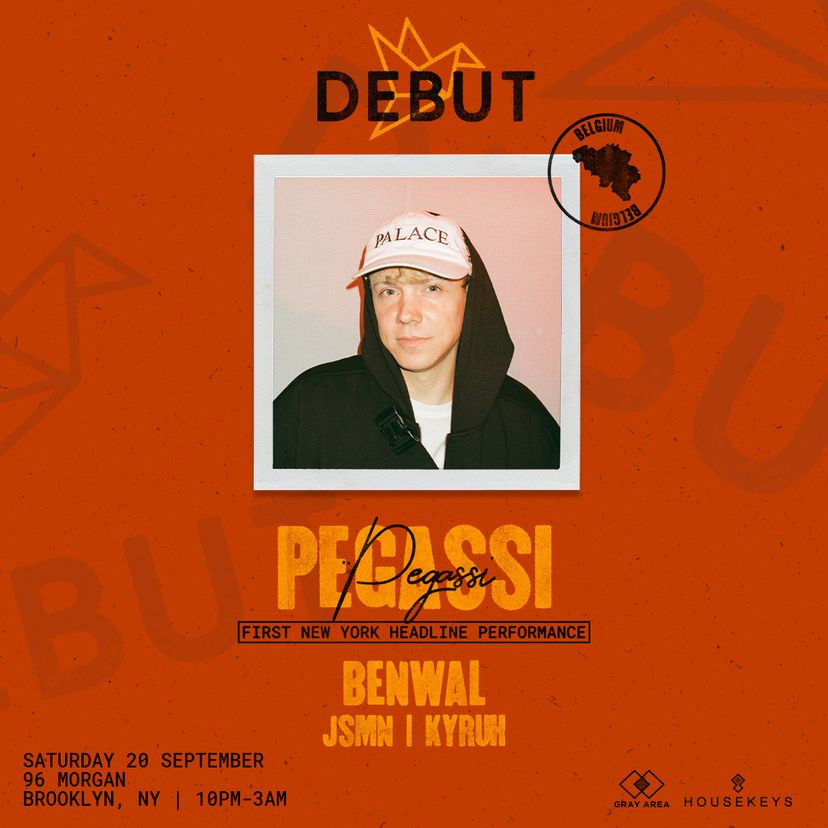Debut: Pegassi First New York Performance event artwork