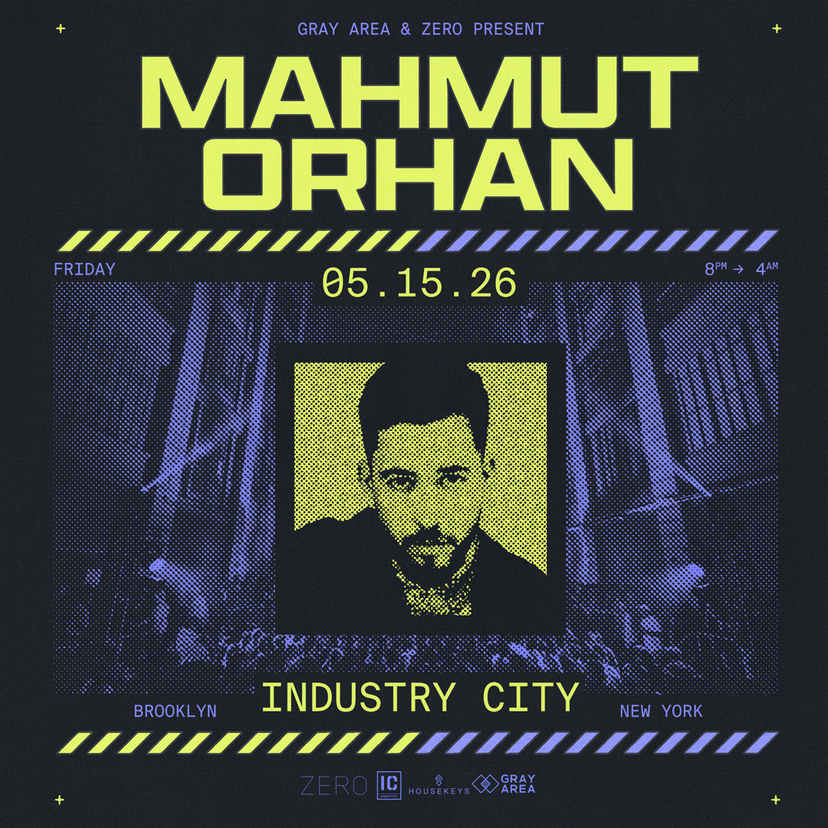 Mahmut Orhan at Industry City event artwork