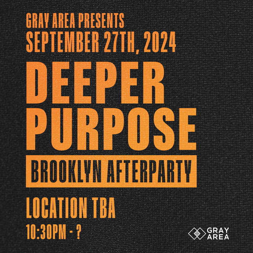 Deeper Purpose - Brooklyn Afterparty event artwork