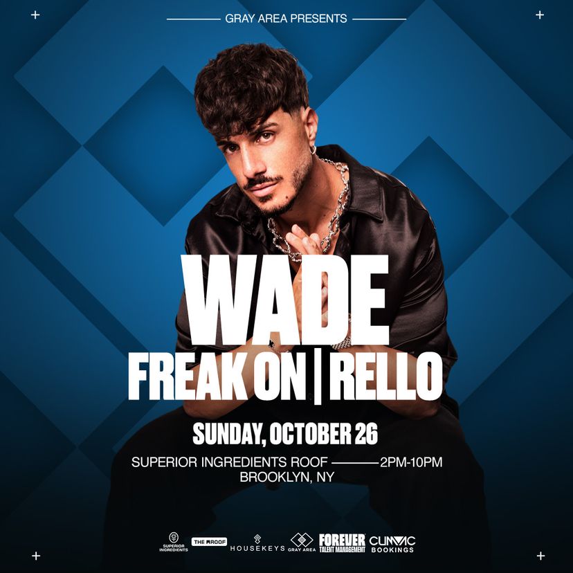 Wade & Guests event artwork