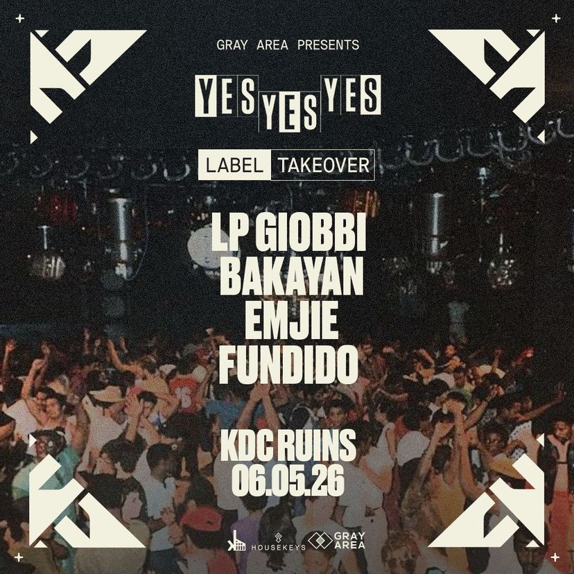 LP Giobbi Presents: Yes Yes Yes Open Air event artwork