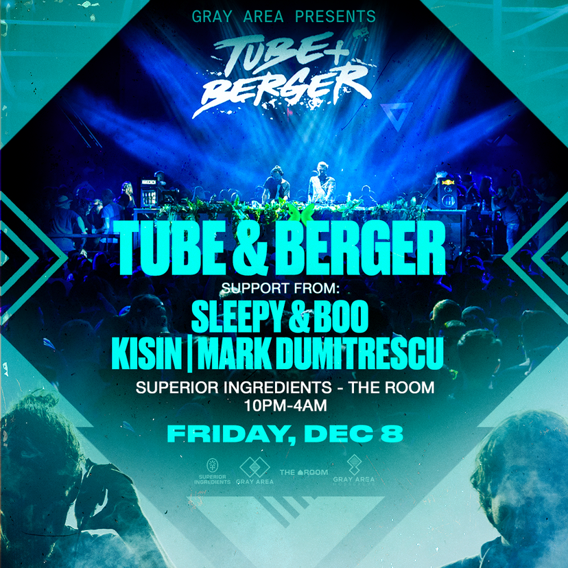 Tube & Berger & Guests event artwork
