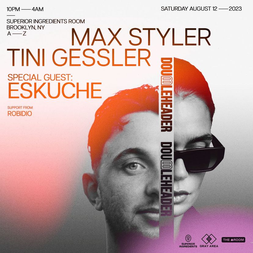 Doubleheader: Max Styler + Tini Gessler and special guest: Eskuche event artwork