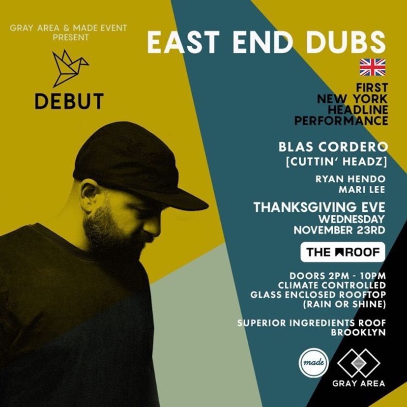 Debut: East End Dubs First New York Headline Performance event artwork