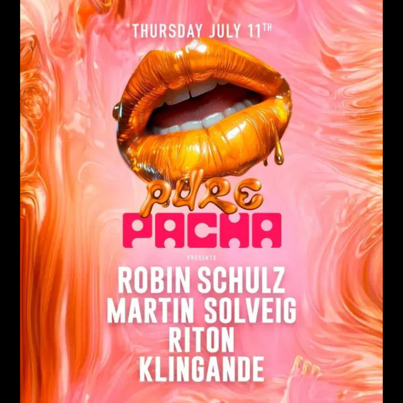 Pure Pacha Week 10 event artwork