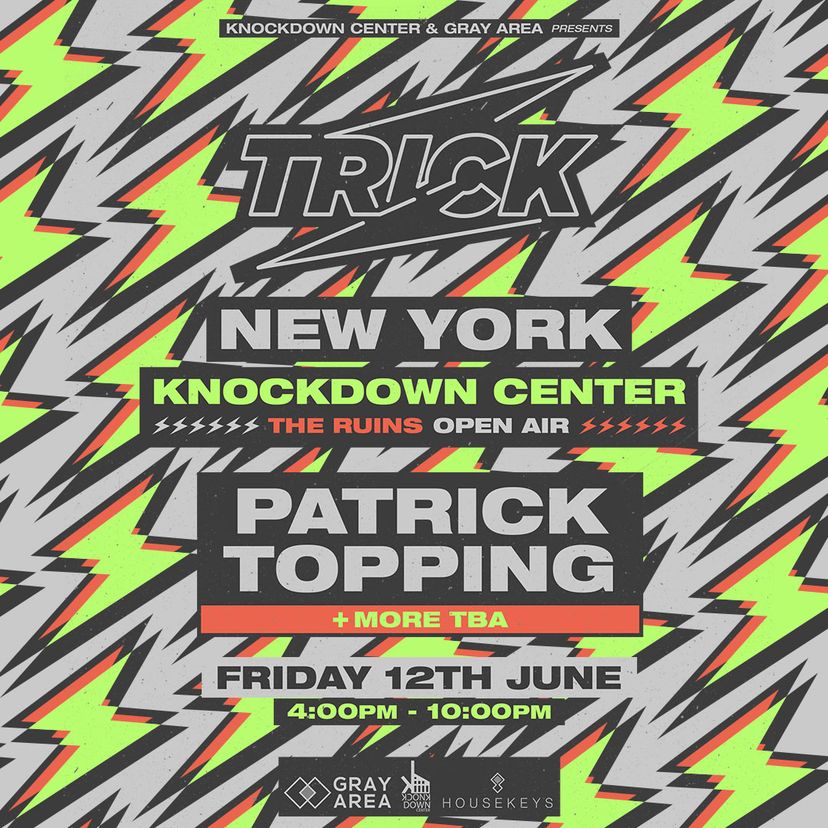 Patrick Topping Presents Trick Open-Air Takeover event artwork